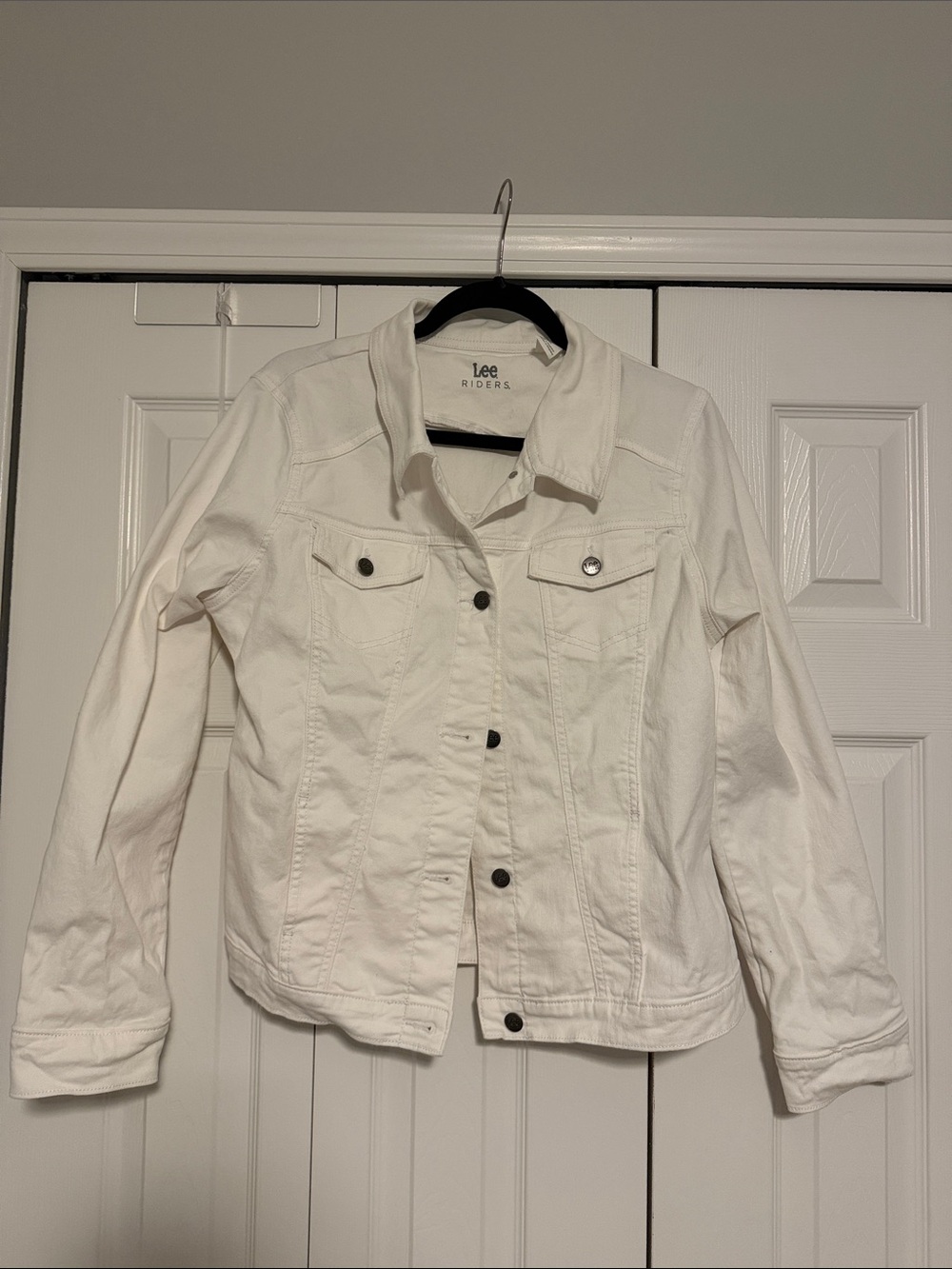 Lee White Denim Trucker Jacket